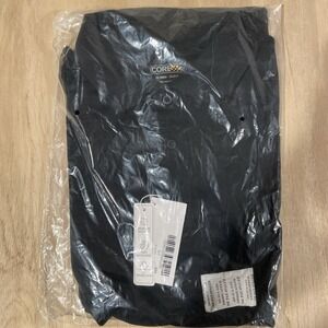 Core 365 Polo Shirt Mens Large Black Golf Moisture Wicking Antimicrobial UV New